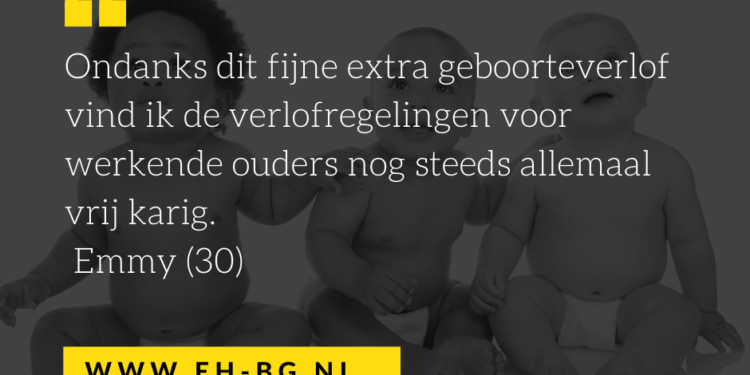 Ouders over het geboorteverlof, Emmy