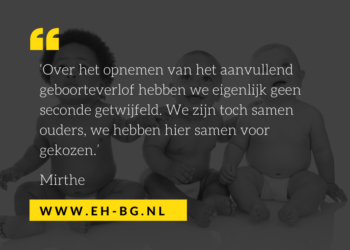 Ouders over het geboorteverlof, Mirthe