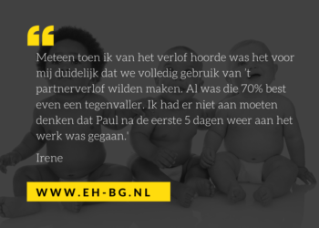 Ouders over geboorteverlof; Irene