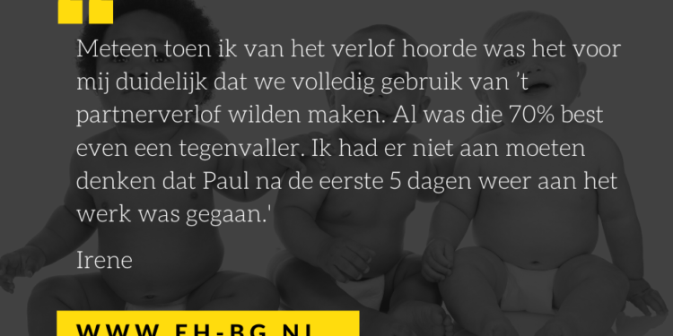 Ouders over geboorteverlof; Irene